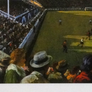 FC Barcelona Antique Stadium Lithography Signed and Numbered