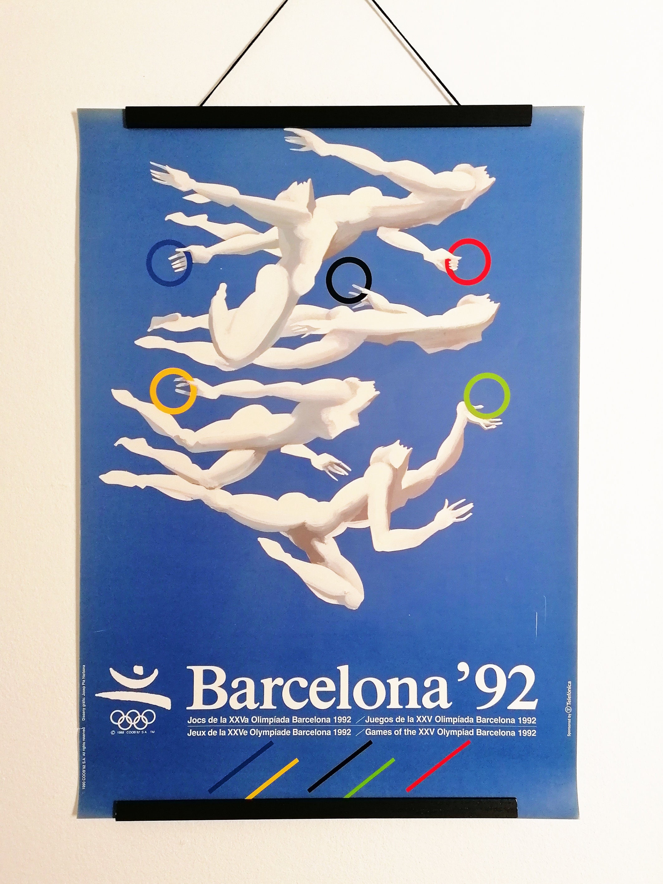 Barcelona 1992 Olympic Poster by Josep Pla Narbona - Etsy