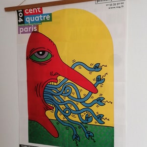 Keith Haring Poster, The Ten Commandaments at Centquatre Paris 2013 image 4