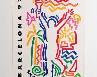 バルセロナのマスコット「コビ」1992年、ハビエル・マリスカル作