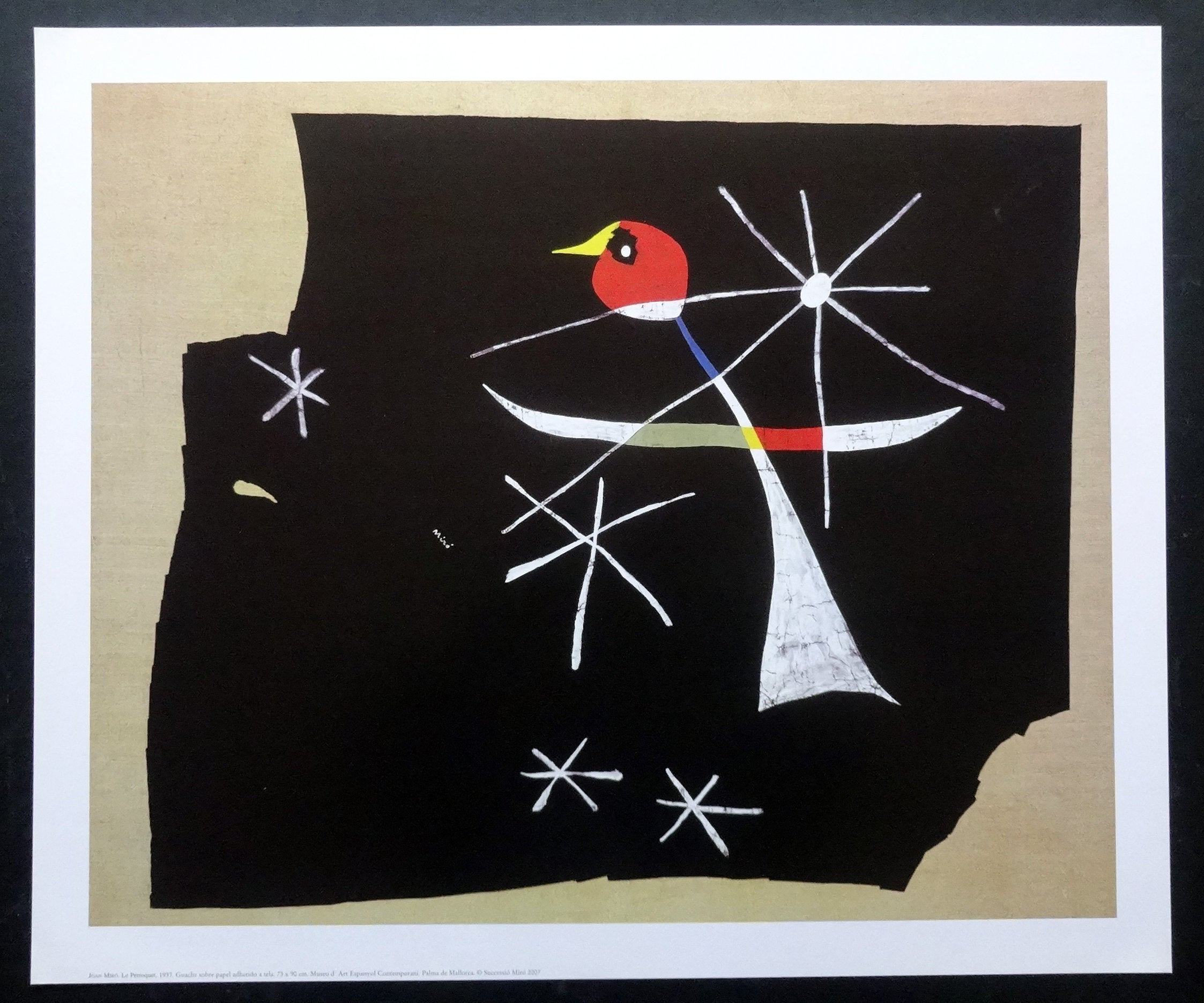 希少】ジョアンミロ 1982年サッカーワールドカップポスター Espana