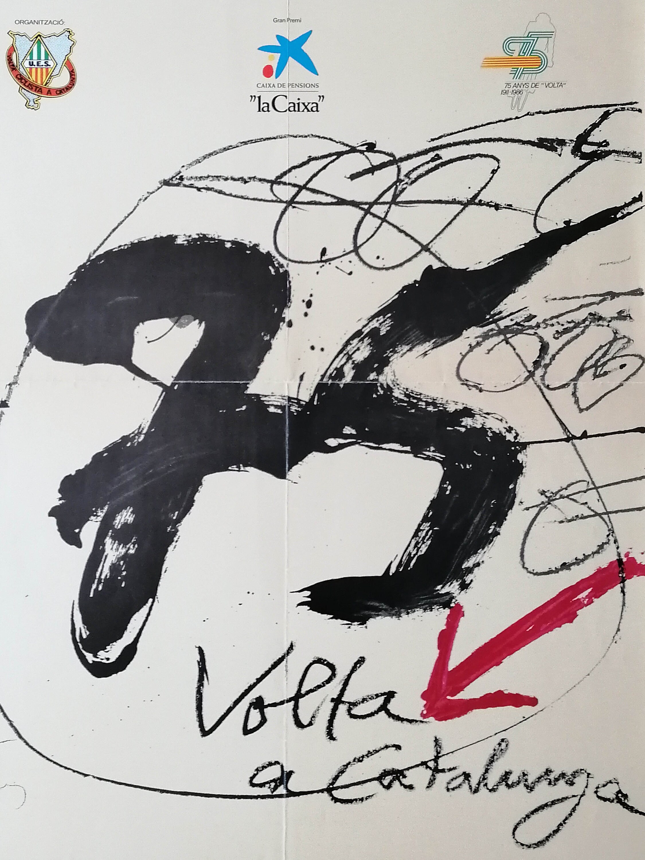 1986年 LA VOLTA 86のアントニ・タピエス アートポスター - Etsy 日本