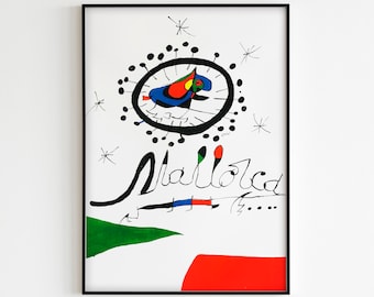 50x70 Poster Travel Mallorca by Joan Miró