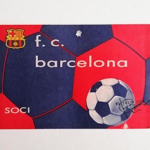 FC Barcelona Vintage Soccer Memorabilia from 70s