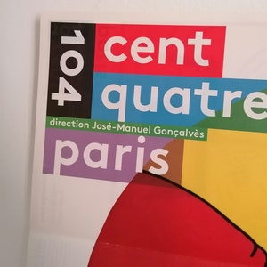 Keith Haring Poster, The Ten Commandaments at Centquatre Paris 2013 image 7