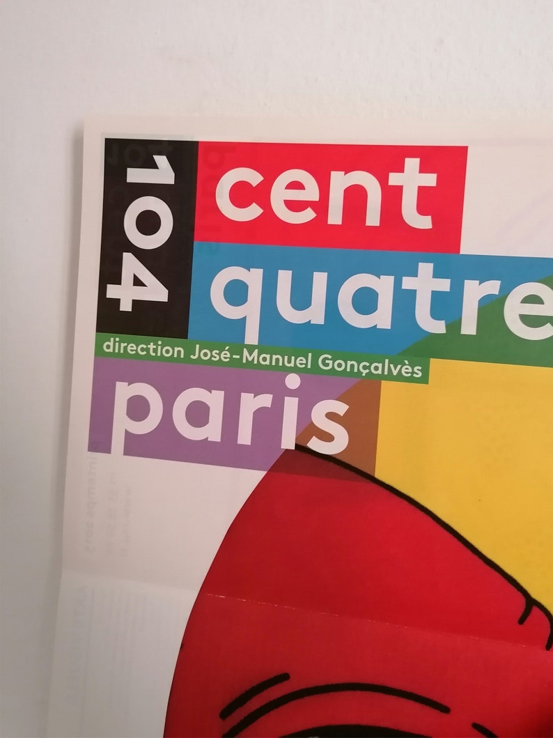 Keith Haring Poster, The Ten Commandaments at Centquatre Paris 2013 image 7