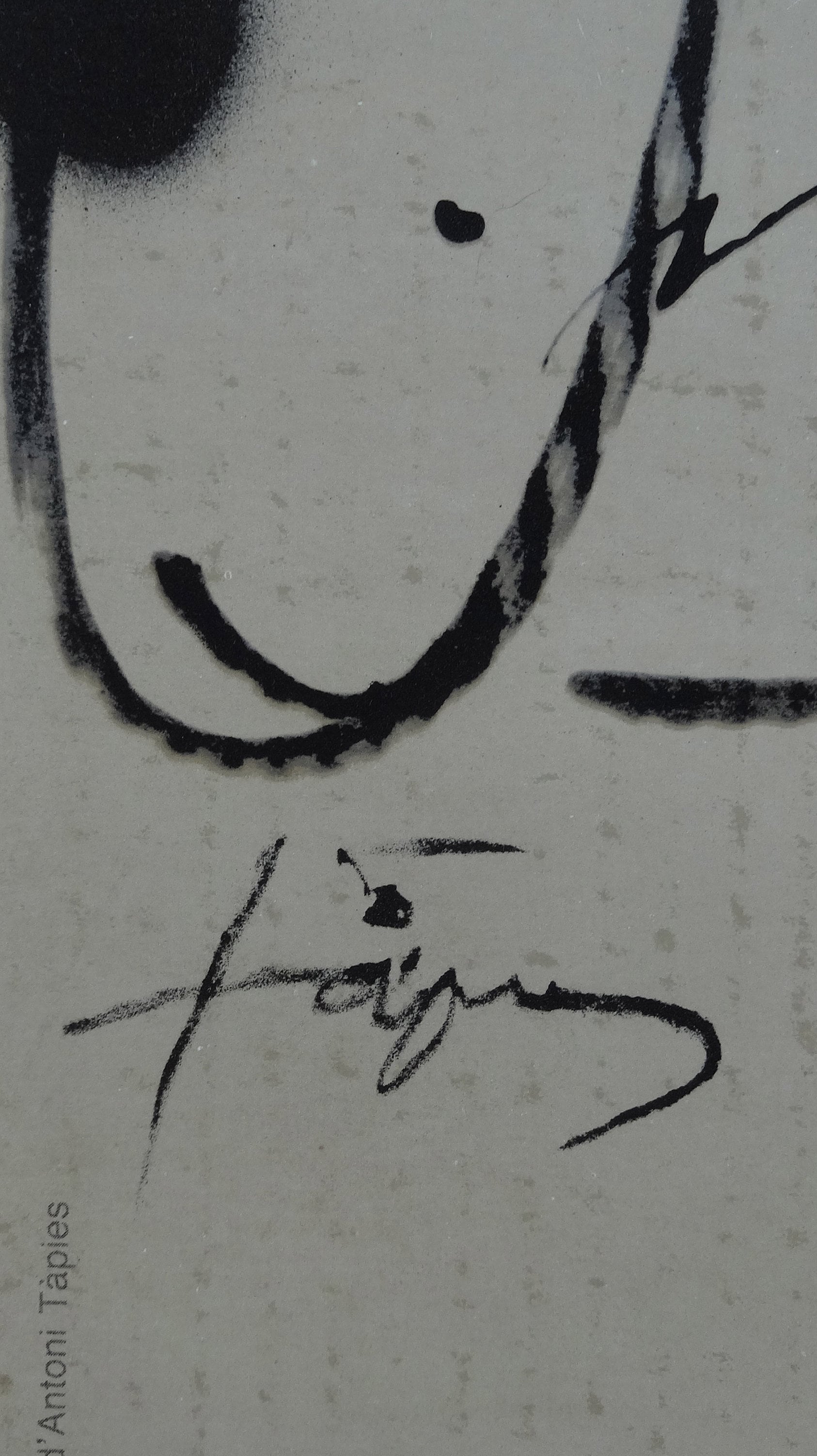 FCバルセロナ 激レアポスター スペインの現代芸術家アントニ・タピエス