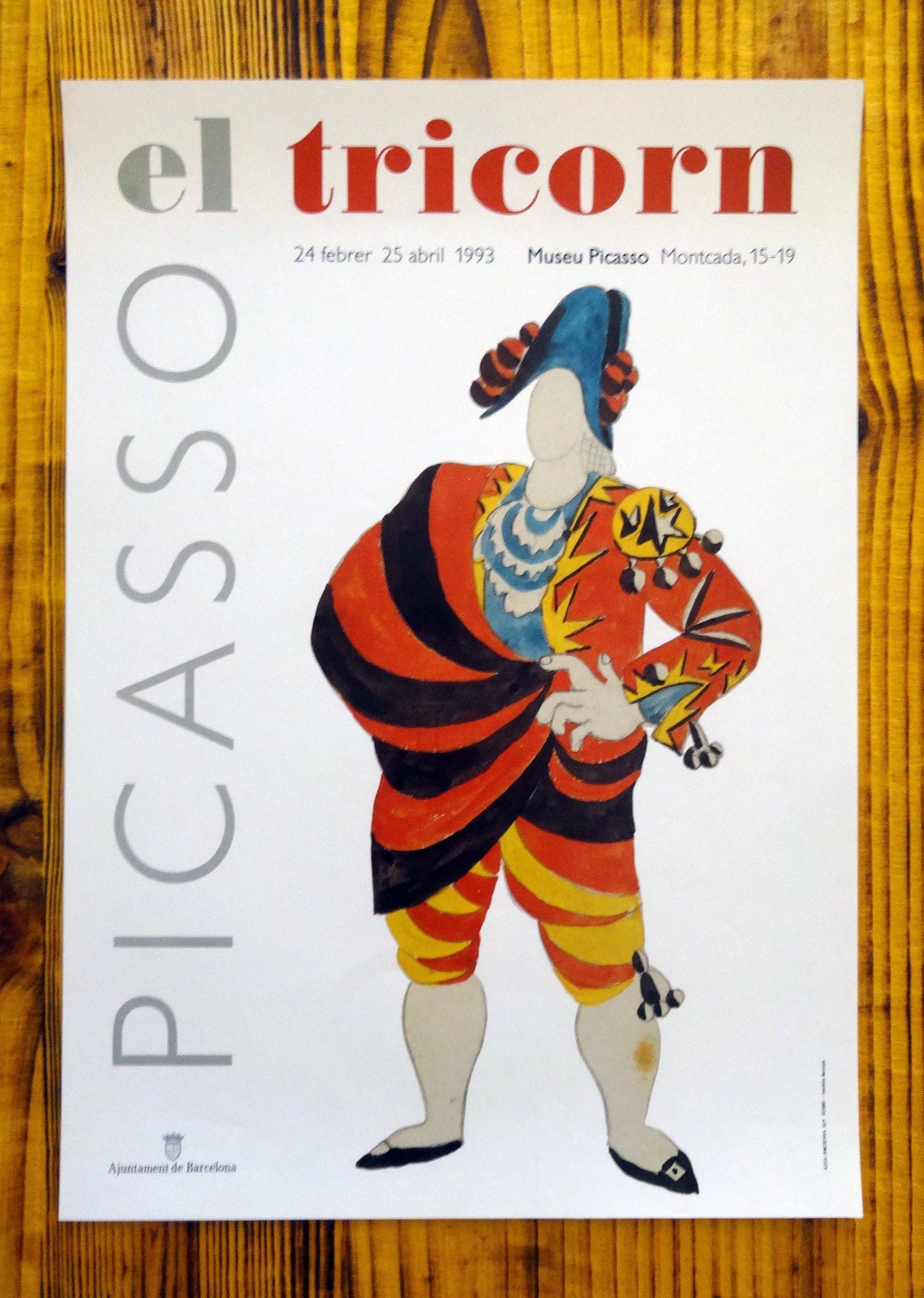 1993年パブロ・ピカソ バルセロナ展の小さなポスター - Etsy 日本
