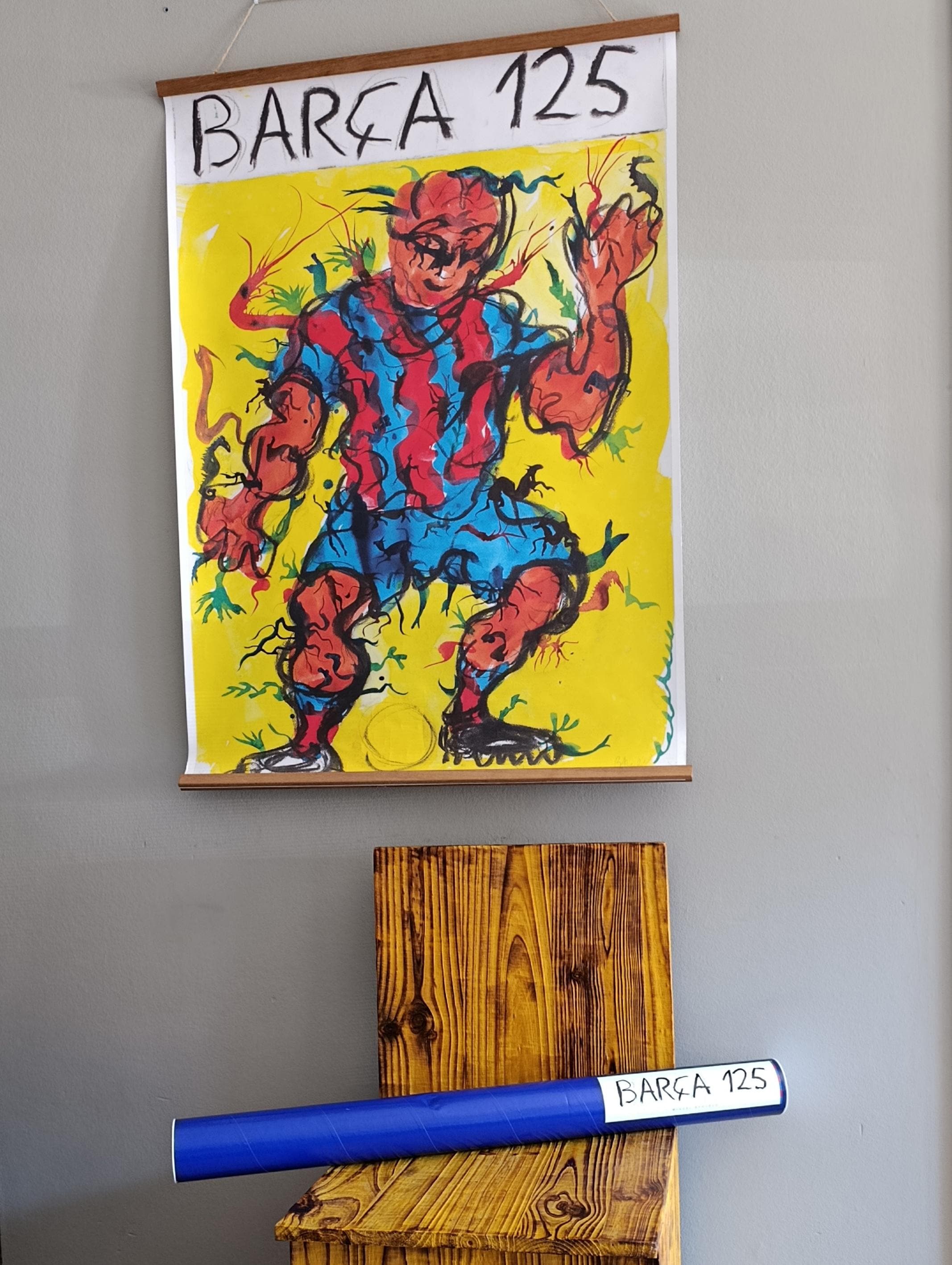 ミケル・バルセロによるFCバルセロナ125周年記念アート - Etsy 日本