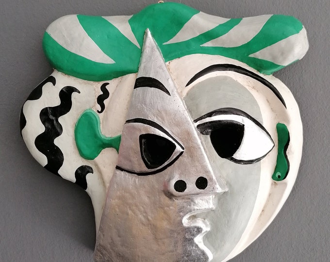 Wall Mask, Eyes Wide Shut Movie Inspired by Pablo Picasso, Vintage