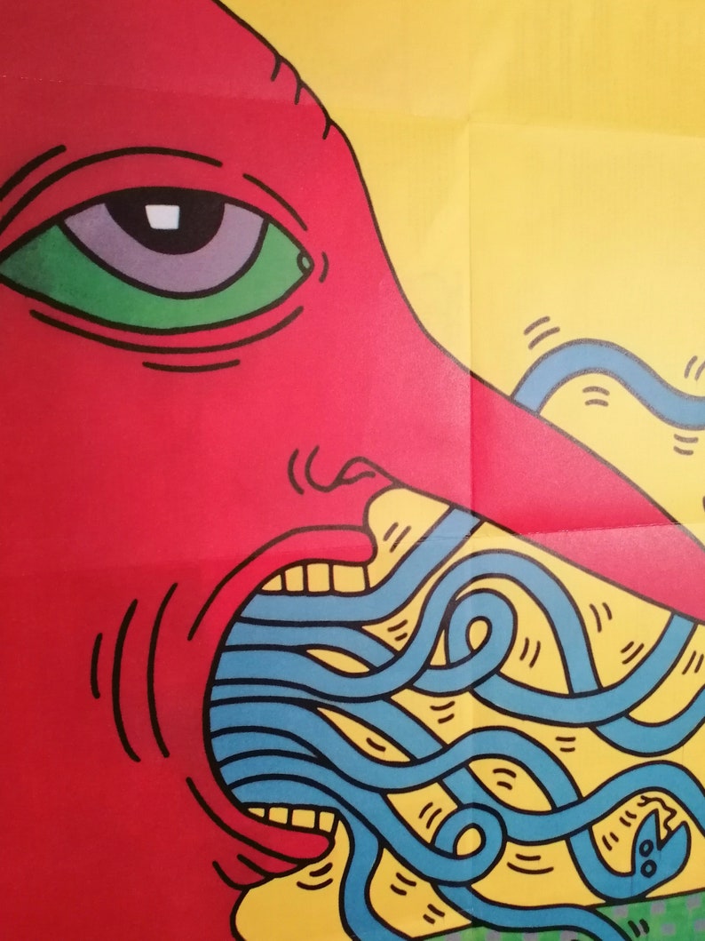 Keith Haring Poster, The Ten Commandaments at Centquatre Paris 2013 image 1