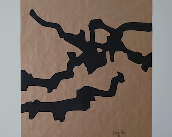 Eduardo Chillida 50x70 Poster Large Art Print Screenprint