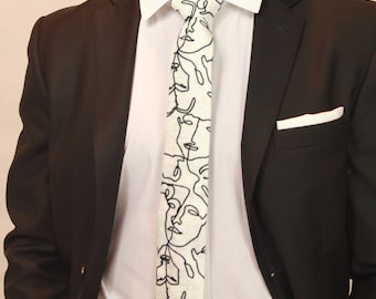 Mens Necktie Sewing Pattern PDF, Classic Men Gift Tie Tutorial, Grooms Men Wedding Neckwear Accessory Digital Download