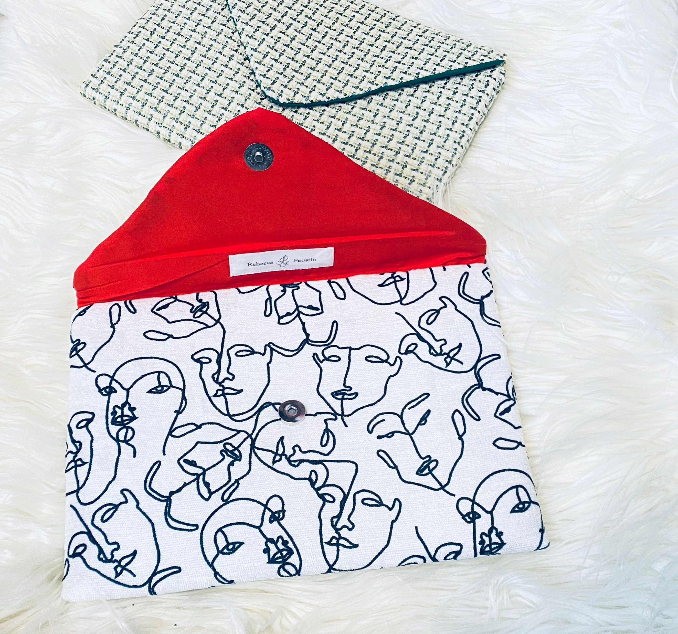 Clutch Pdf Sewing Pattern Print at Home Clutch Sewing Etsy