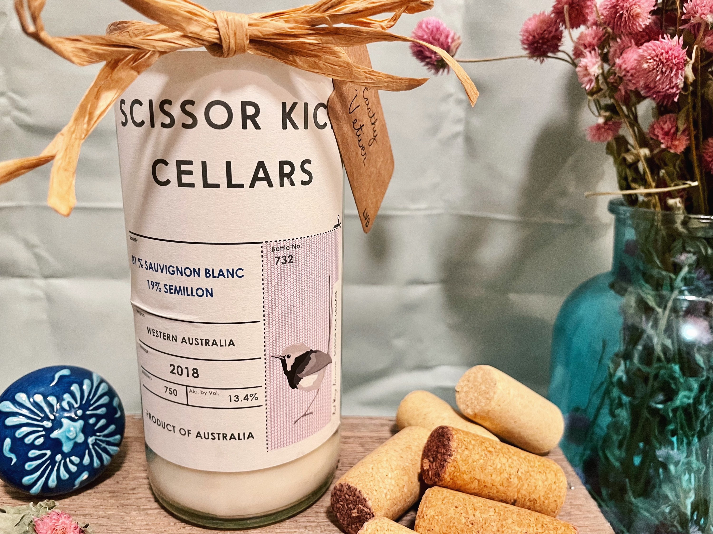 Scissor Kick Wine Etsy