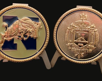 USNA Naval Academy challenge coin commemorative naval academy gift  - Bill the Goat.  Appreciation gift for the Midshipman in your life!