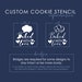 Custom Cookie Cutter and Stencil Option - Etsy