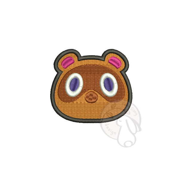 Digital Tom Nook 1  Embroidery Machine design 2 Sizes and  7 formats files