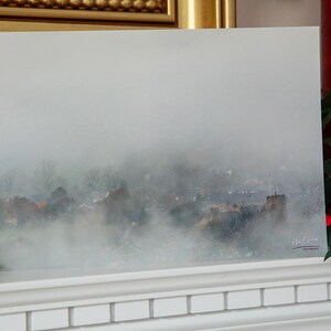 Corbridge Greetings Card – Northumberland England – Cloud Inversion – Blank Note Card – Birthday Card – Photograph Card – Christmas