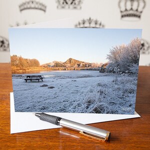 Tarjeta de felicitación de la Cantera Frosty Cawfield - Northumberland - Tarjeta en blanco - Cumpleaños - Aniversario - Agradecimiento - Tarjeta de Navidad