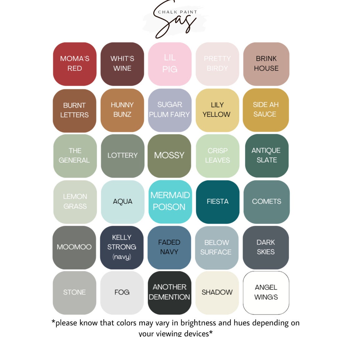 Chalk Paint Colors