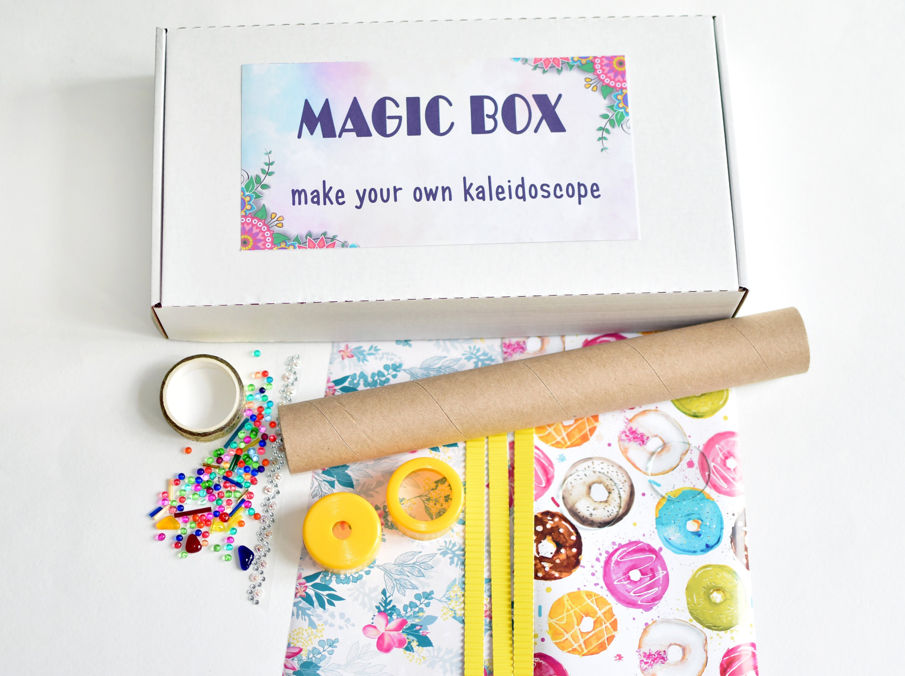 DIY craft kit kaleidoscope. Diy kits for adults and kids Etsy