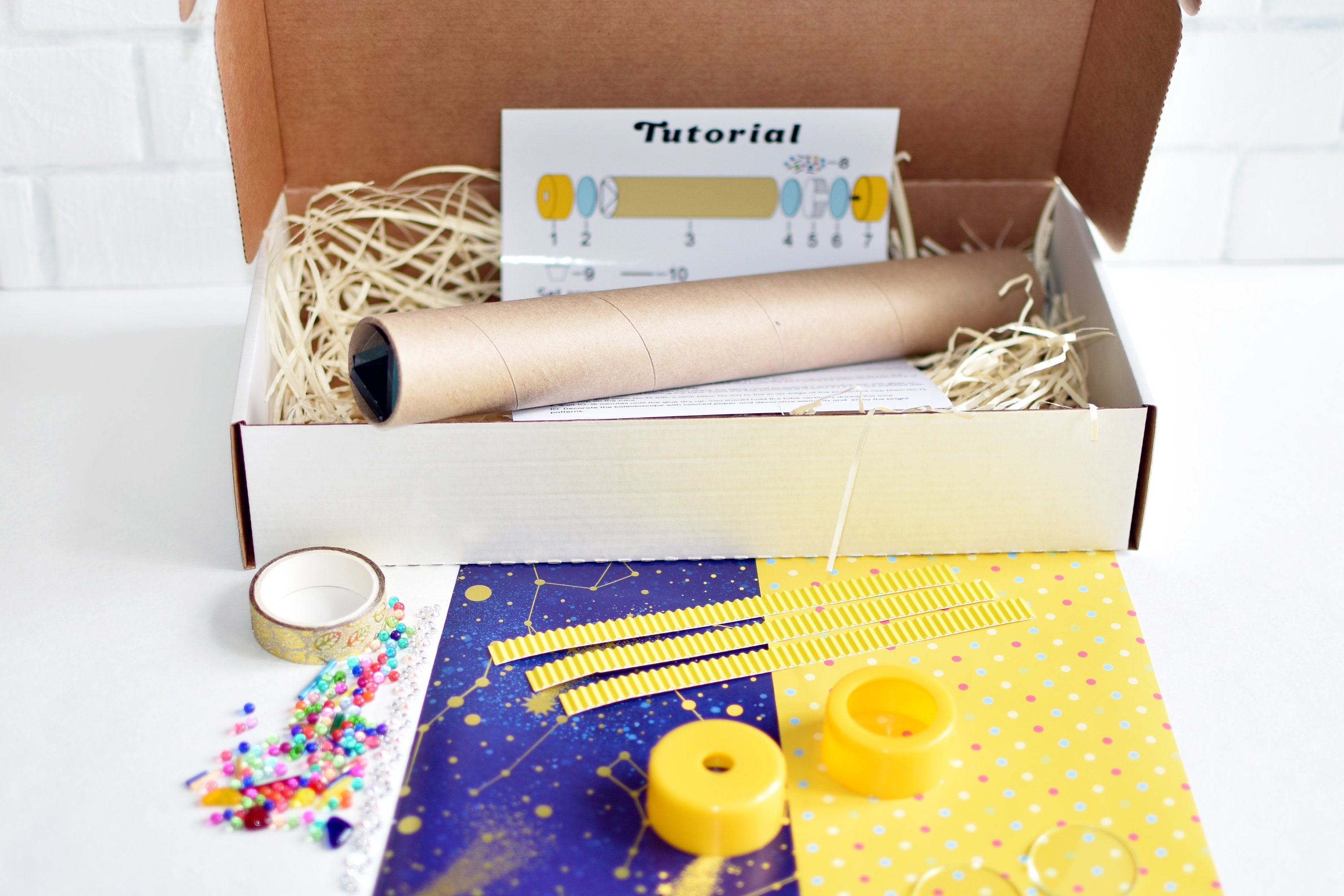 Astrology gifts kaleidoscope kit. Adult craft kit in Activity | Etsy