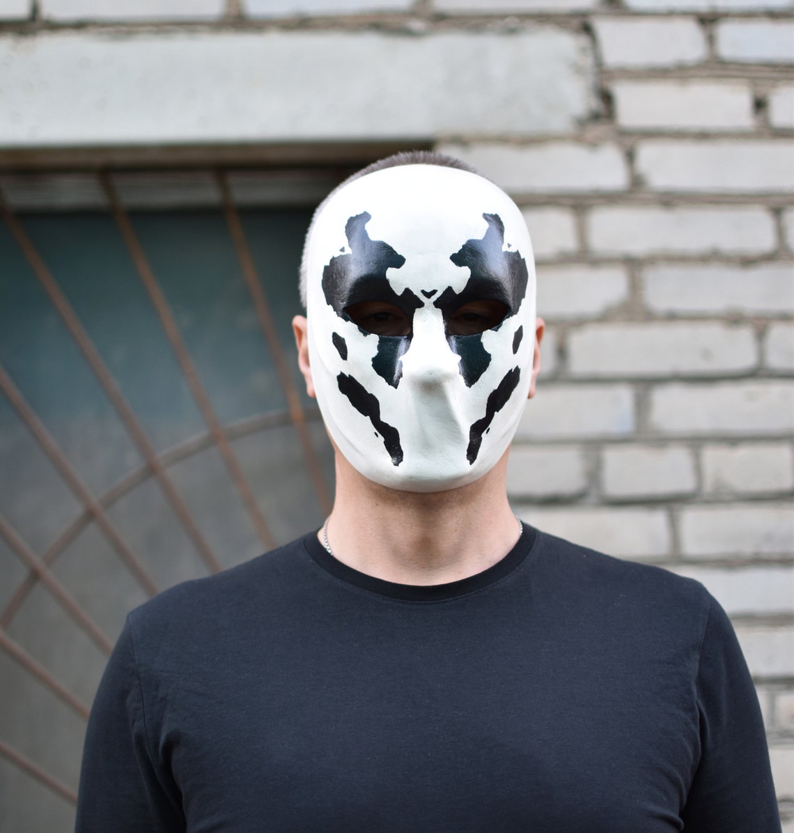 Rorschach cosplay mask. Rorschach mask for Cosplay costume of | Etsy