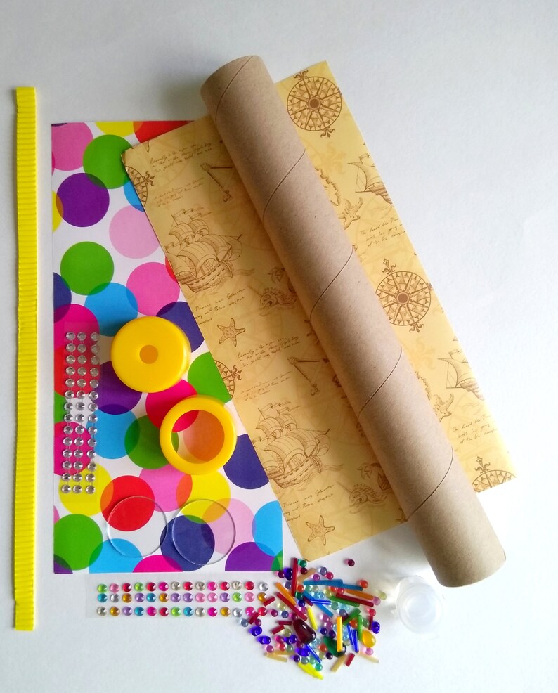 Mystery box met DIY caleidoscoop kit. Educatieve activiteit en Etsy