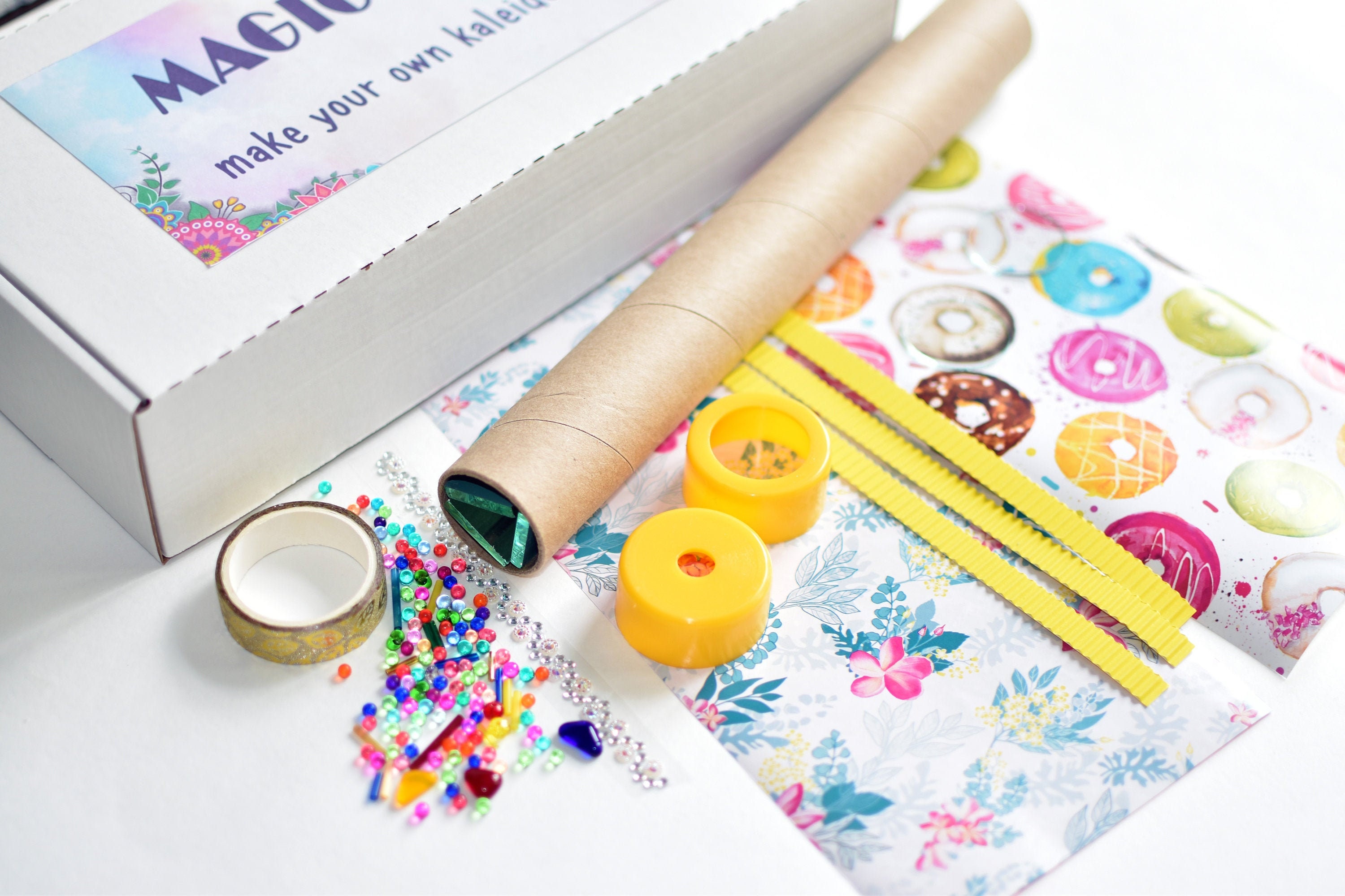 DIY craft kit kaleidoscope. Diy kits for adults and kids Etsy