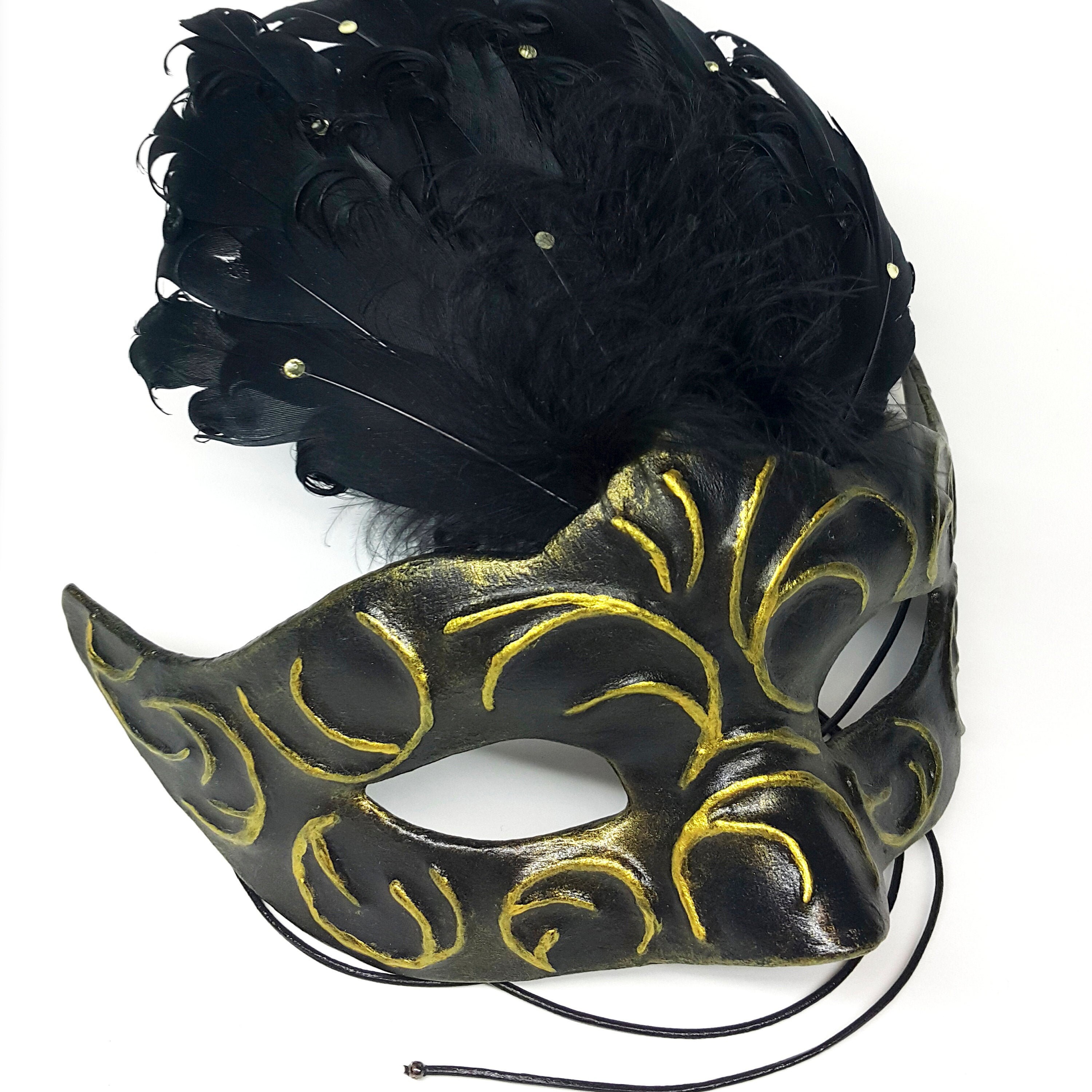 Masquerade mask to Burlesque costume . Cosplay masks women to Etsy