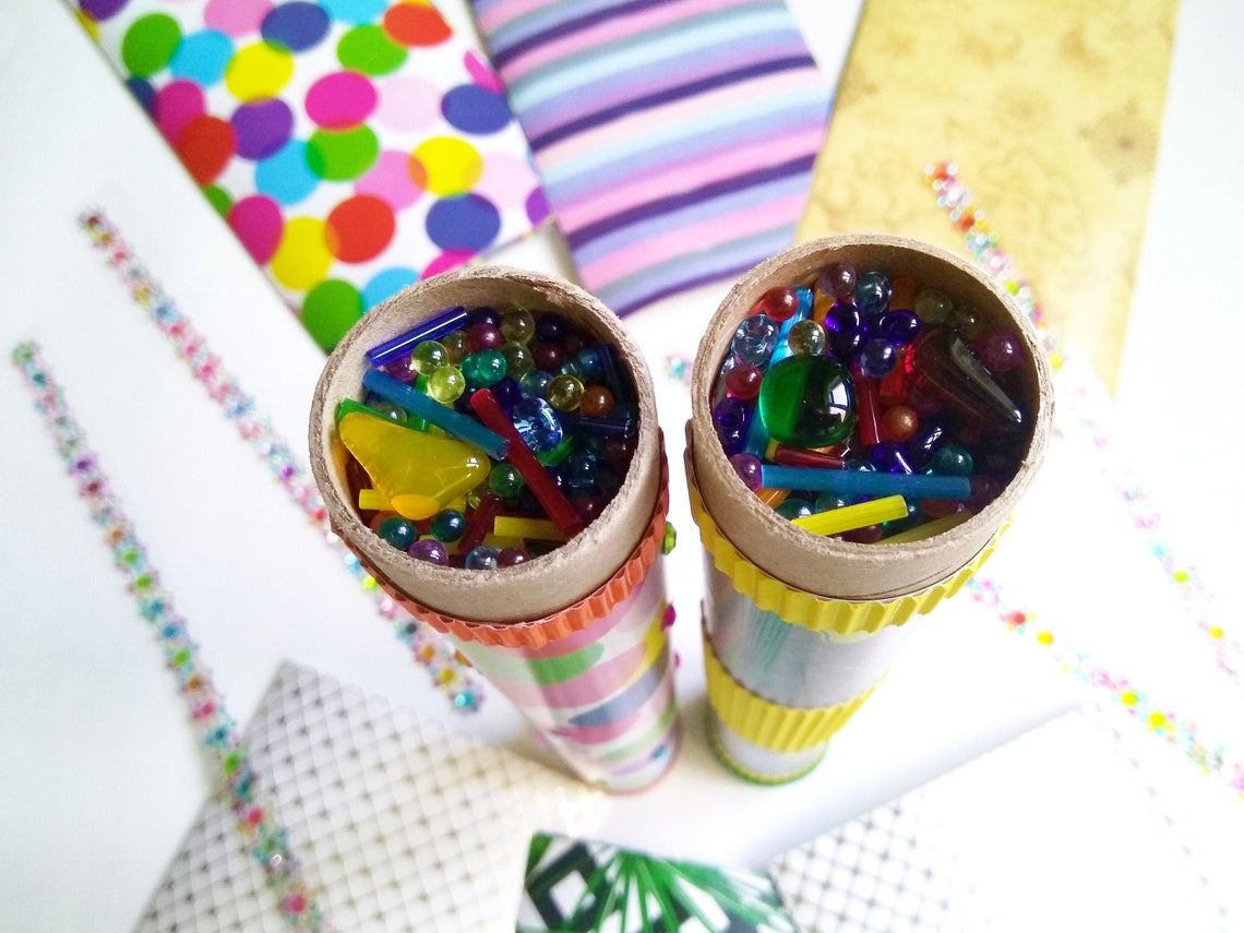 DIY craft kit kaleidoscope. Activity box for adults. Adhd | Etsy