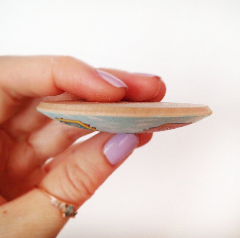 Cute mini with houses in the field ecofriendly with Etsy