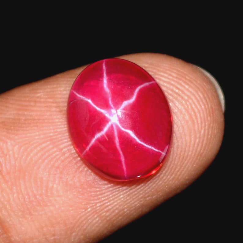 Natural Star Ruby Loose Gemstone It is 06.00 CT. EGL Certified Etsy