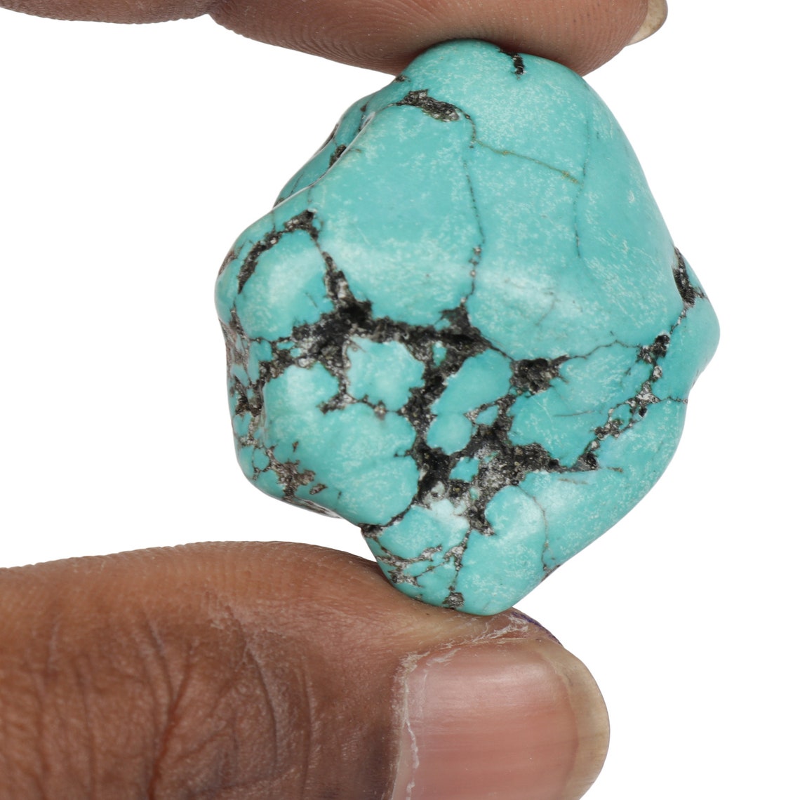 Natural Blue Turquoise Rough Certified Turquoise Loose Etsy