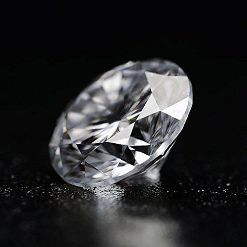 EGL Certified D Color Natural Diamond VVS2 Clarity Round Brilliant Cut 0.30 Ct.
