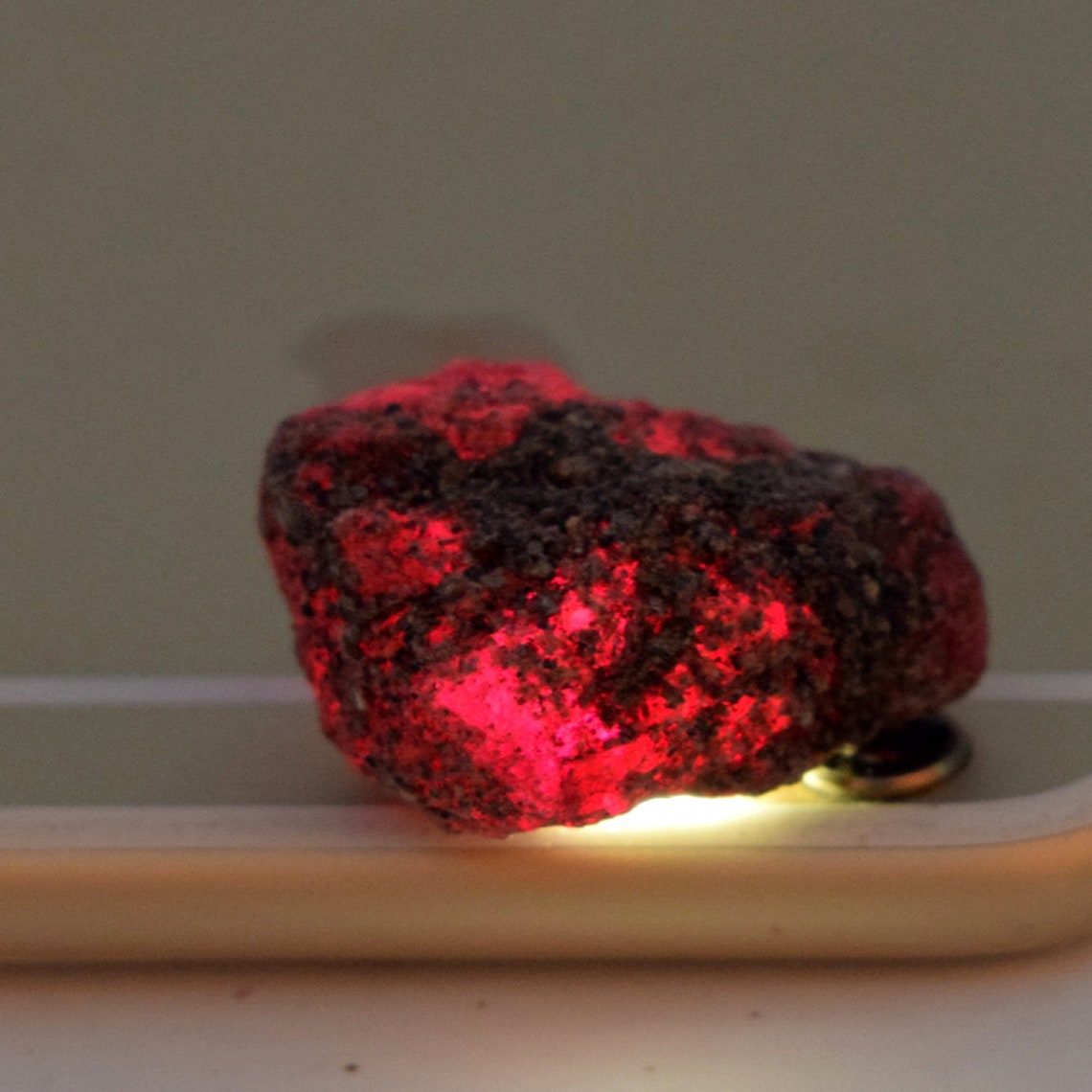 Rare Raw Red Ruby 44.6 Ct Uncut Rough Gemstone Natural Raw | Etsy