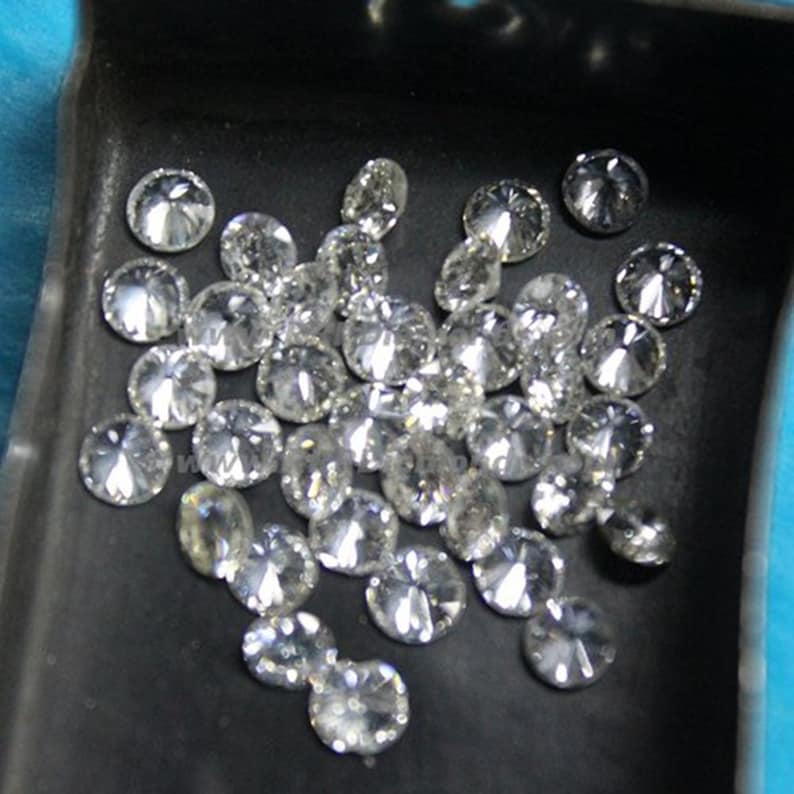 Cvd Lab Grown Loose Diamonds 1 Ct. 10 Pcs Lot DEF Color 3 mm Etsy