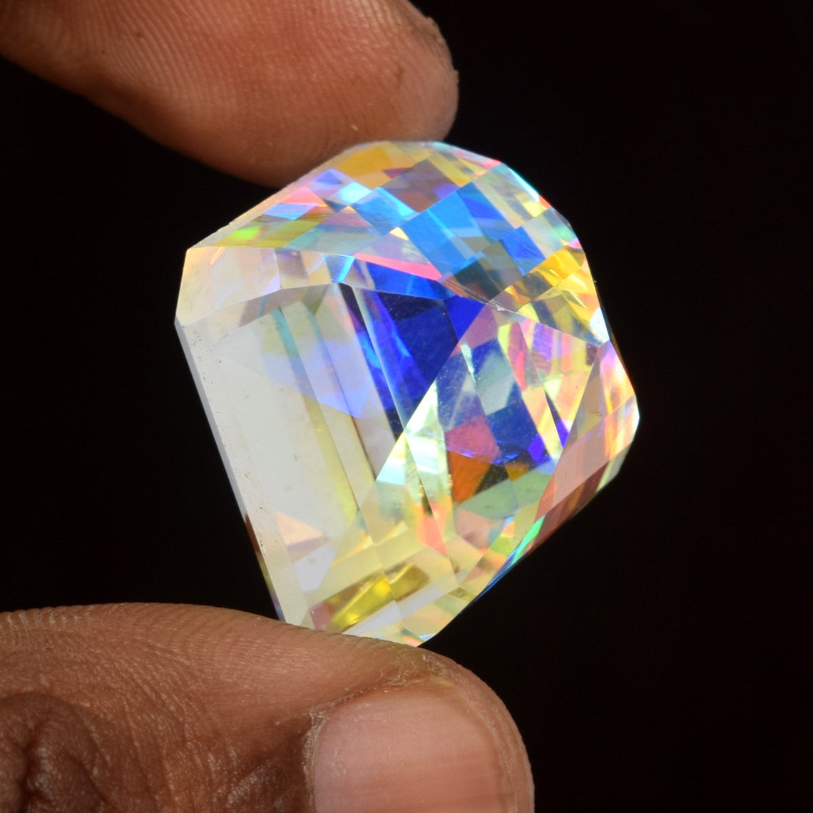 Glorious Mystic Topaz Loose Gemstone 67.50 Ct Finest Emerald Etsy