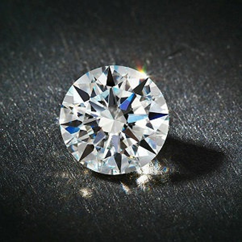 EGL Certified D Color Natural Diamond VVS2 Clarity Round Brilliant Cut 0.30 Ct.