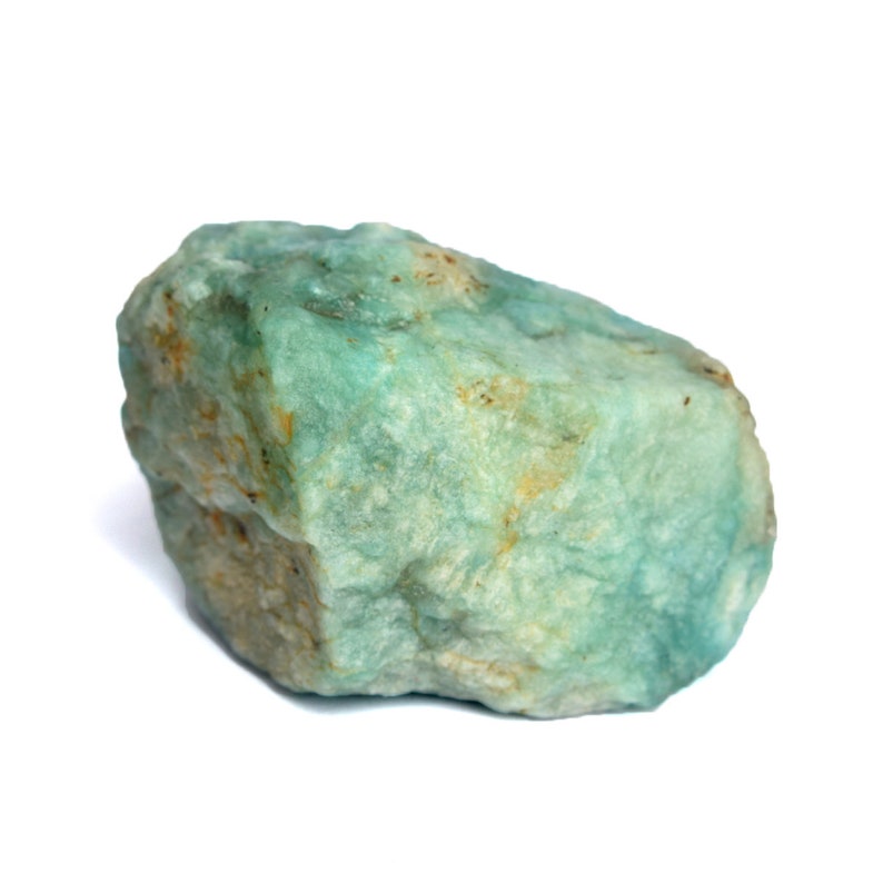1130.00 Ct Rough Green Amazonite Crystal 74 x 52 mm Certified Etsy
