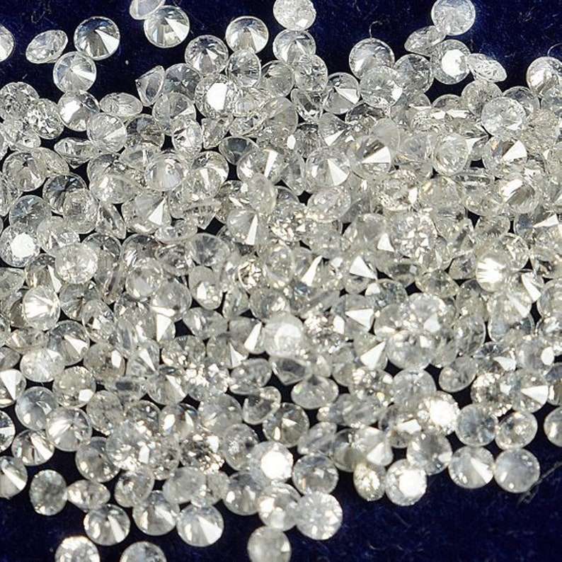 VS-SI Clarity,Lab Grown Diamonds Brilliant Sparkling Loose Diamonds 1.90 mm to 2.00 mm cvd Loose Diamond TCW 1,G-H
