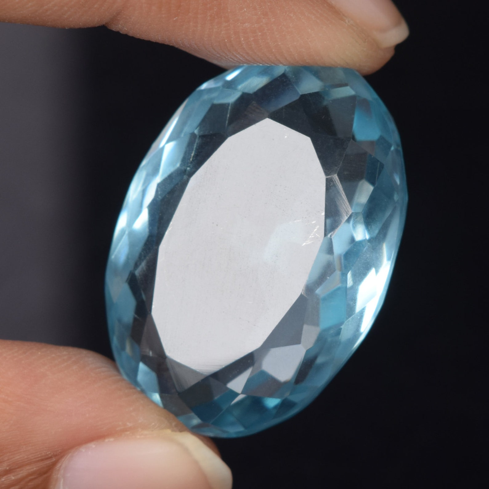 Aquamarine gemstone faceted Aquamarine loose stone genuine | Etsy