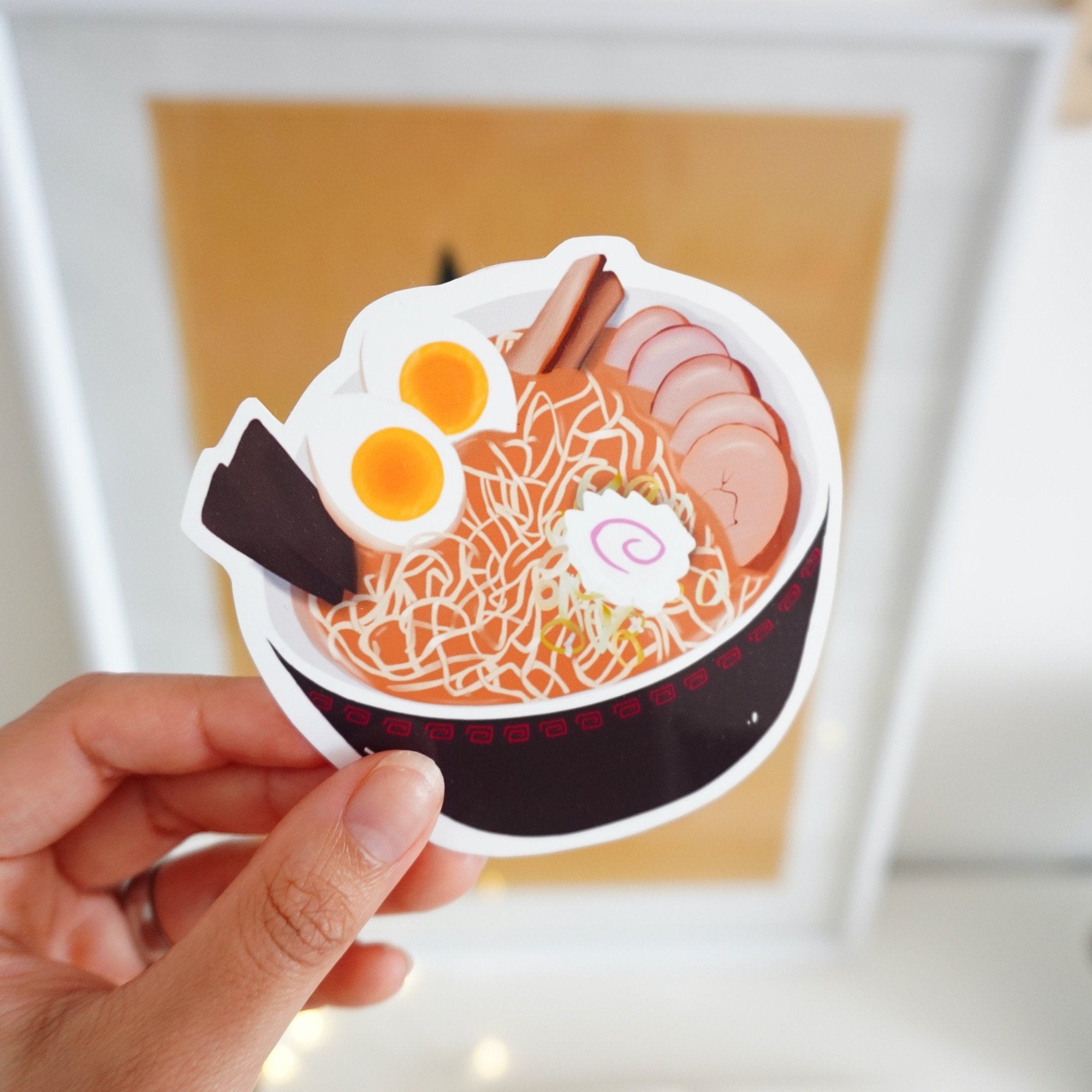 Ramen Kawaii Ramen Sticker Kawaii Stickers Cute Ramen Etsy