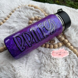 Handmade Dragon Scales - Mermaid Scales Tumbler - Travel Mug - Water Bottle - Customized - Personalized - Kids Gifts - Teen Gifts - Glitter