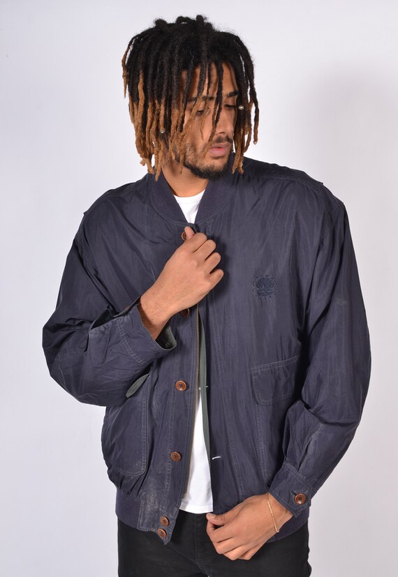 Vintage 90s | Silk | Bomber Jacket | Mens | Unisex