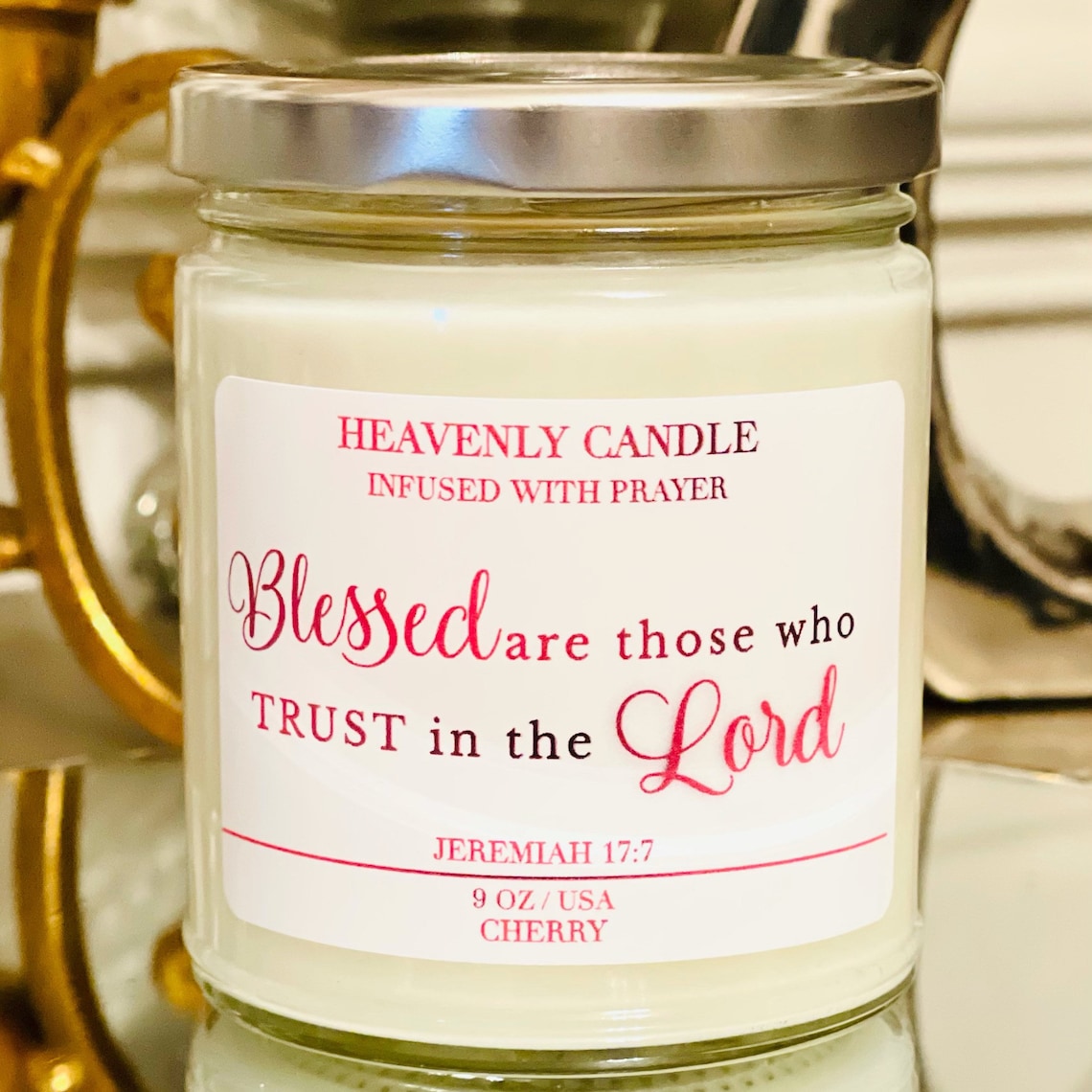 Blessed Are Those Candle Etsy