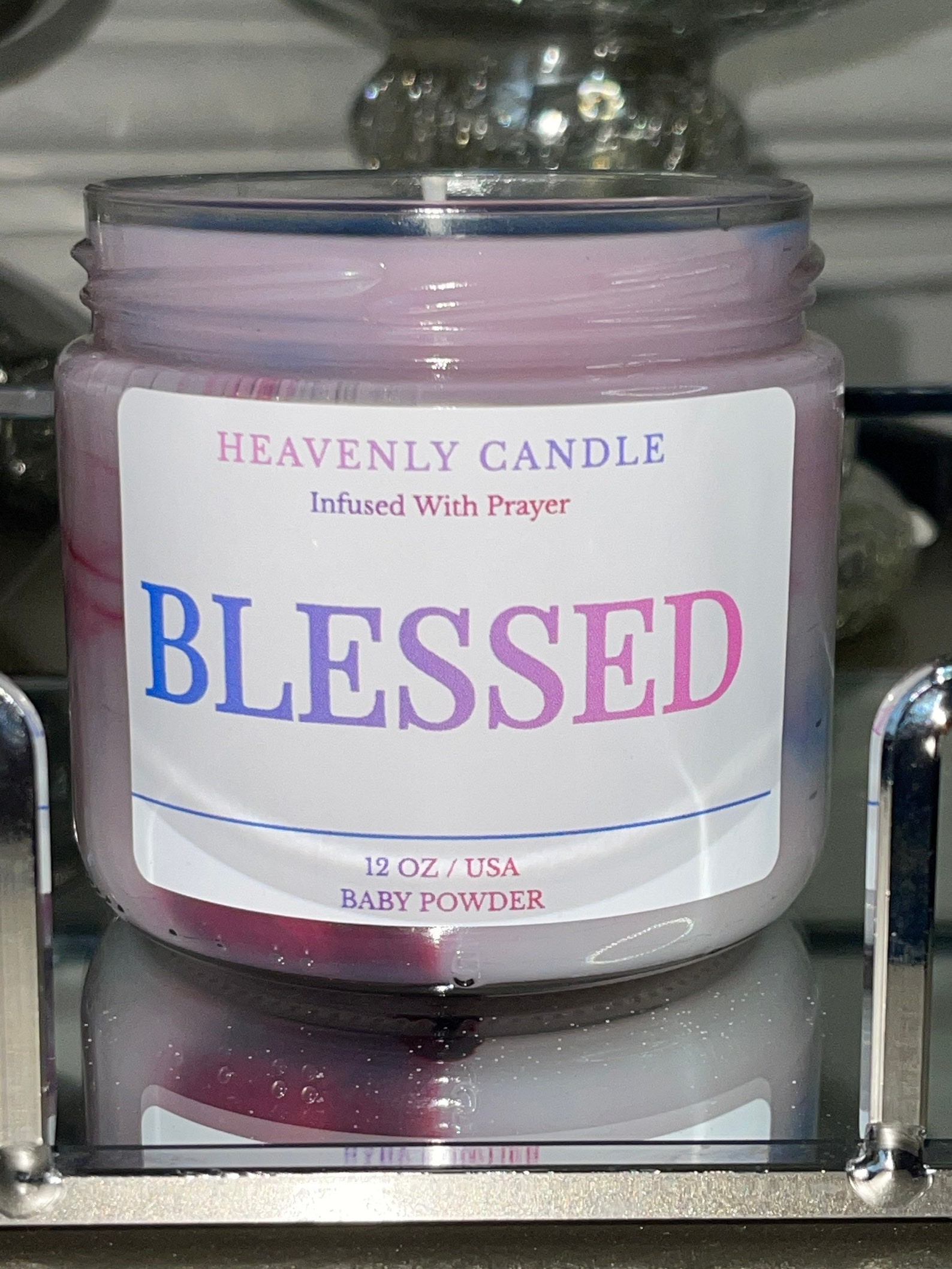 Blessed Candle Etsy