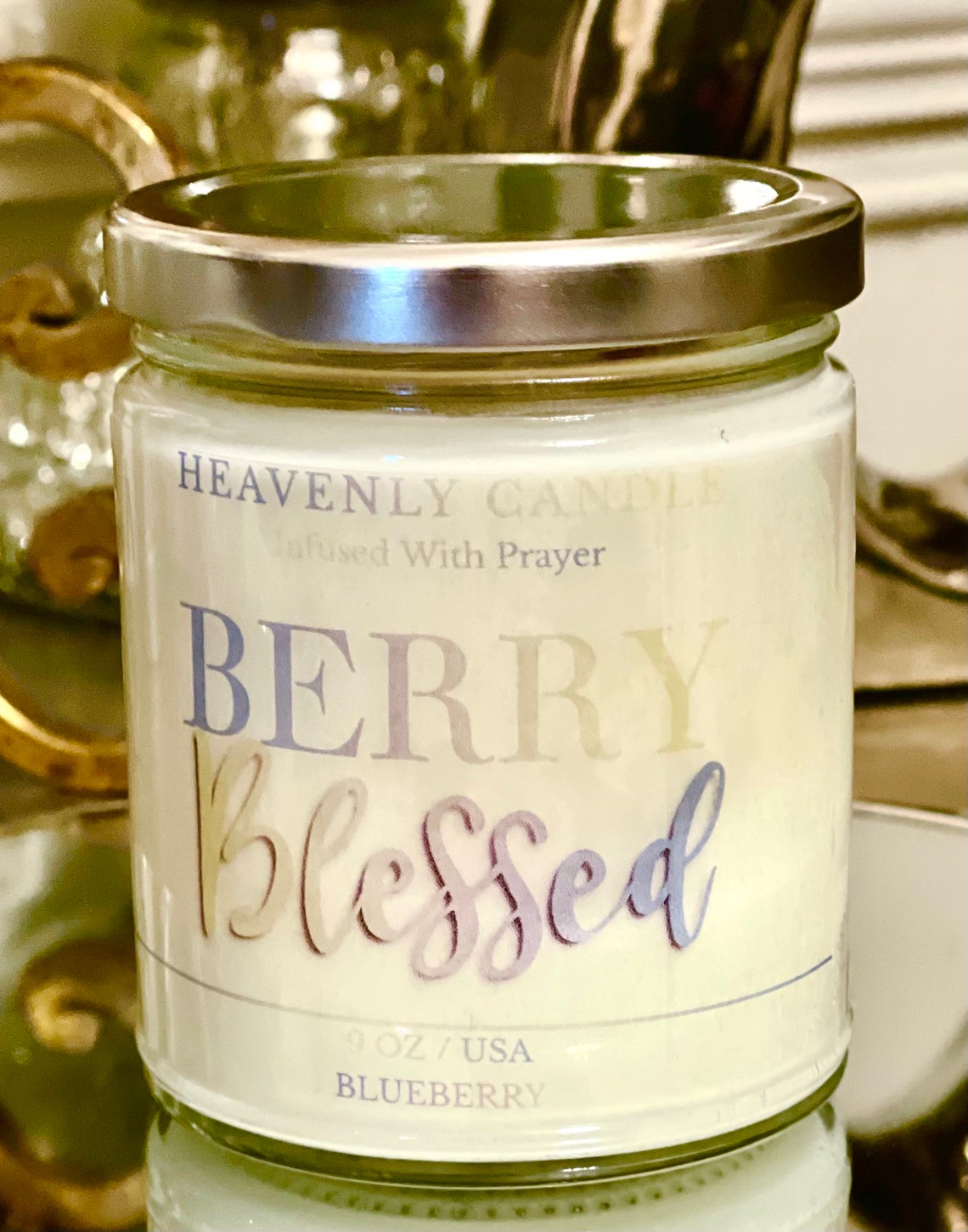 Berry Blessed Candle Etsy