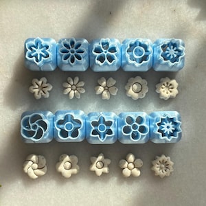 Mini Flower Cutters for Polymer Clay - 13mm